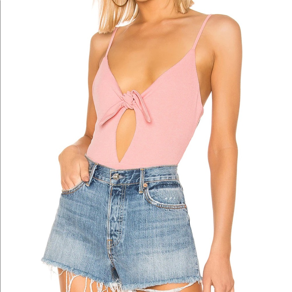 Superdown Charley Tie Front bodysuit